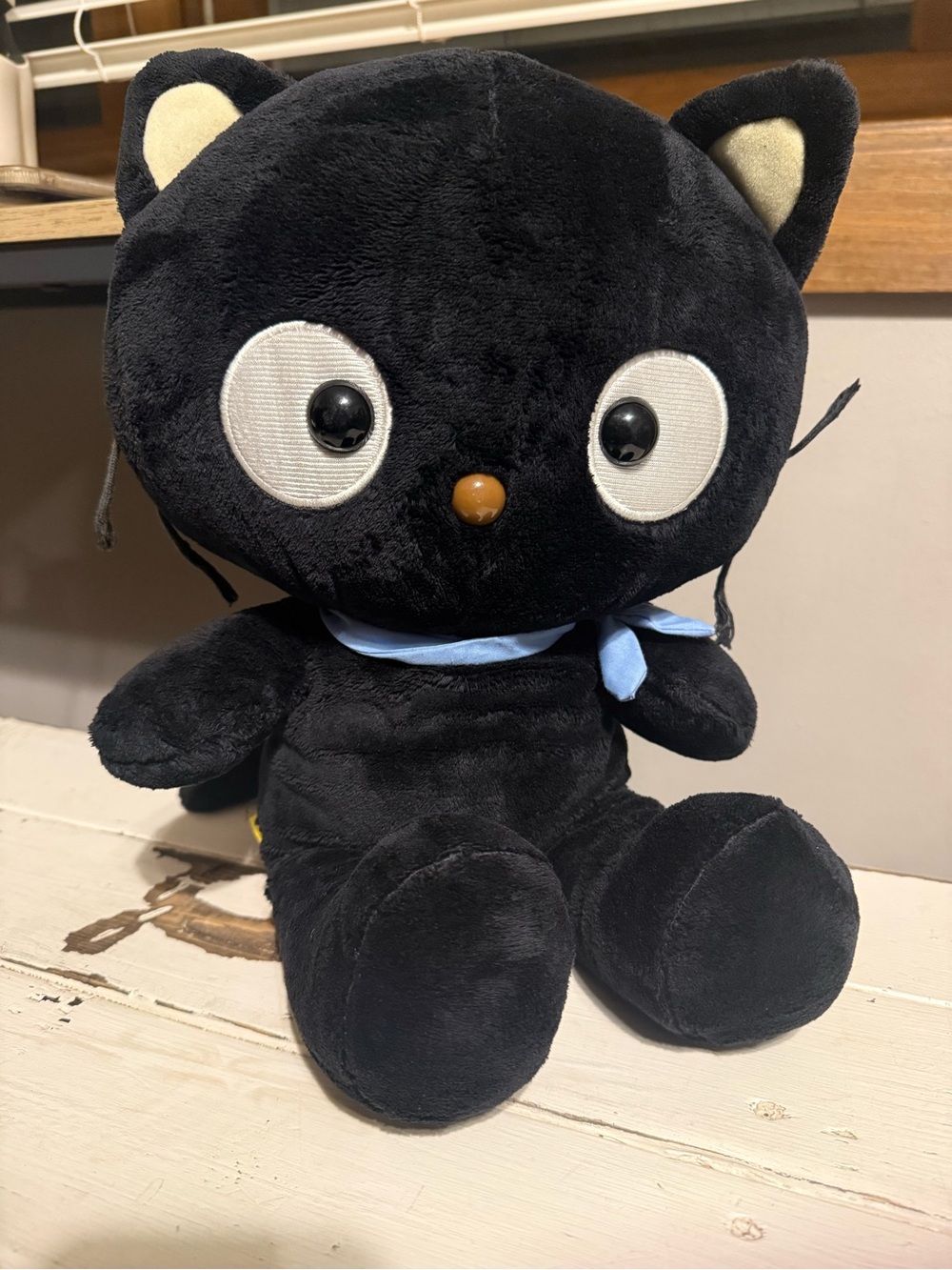 Build-A-Bear 2010 Chococat Hello Kitty Sanrio Stuffed Plush Blue Scarf 18” Vtg